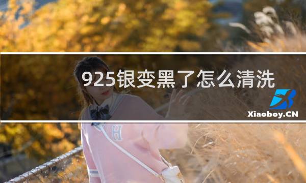 925银变黑了怎么清洗 - s925银怎么变黑了怎么洗白