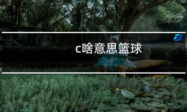 c啥意思篮球图片