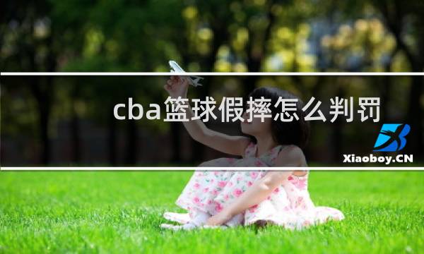cba篮球假摔怎么判罚图片