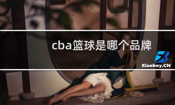 cba篮球是哪个品牌图片