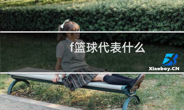 f篮球代表什么图片