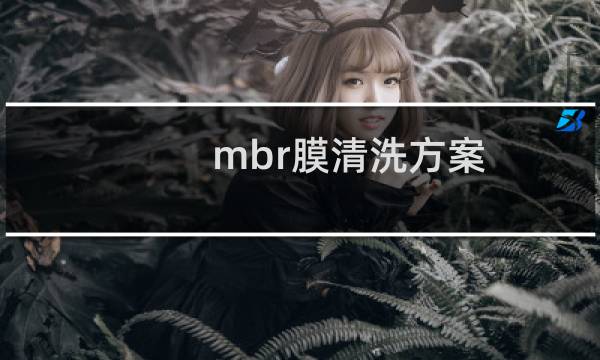 mbr膜清洗方案 - 污水处理mbr膜的清洗药剂
