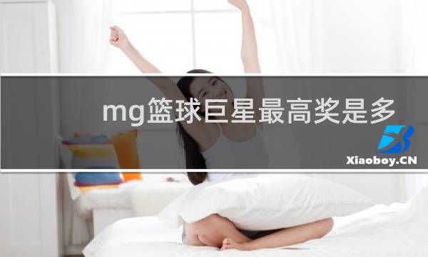 mg篮球巨星最高奖是多少图片