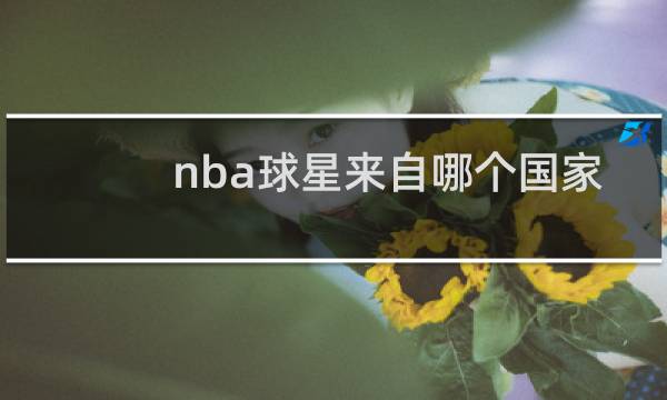 nba球星来自哪个国家图片