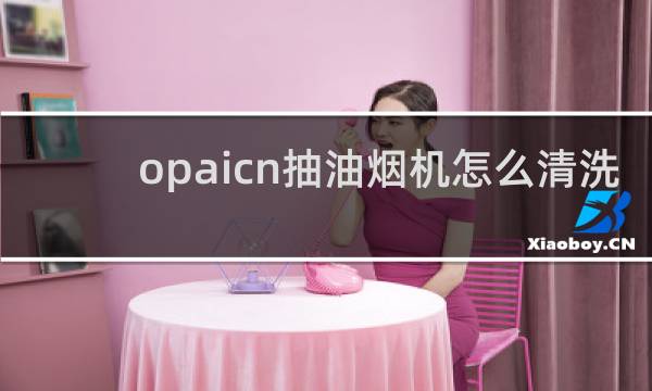 opaicn抽油烟机怎么清洗 - opaicn抽油烟机智能怎么清洗