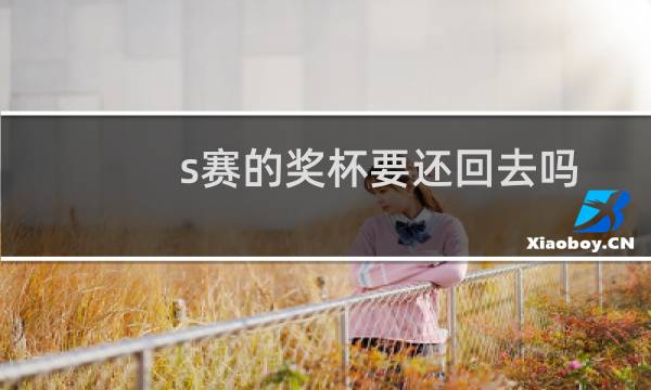 s赛的奖杯要还回去吗图片
