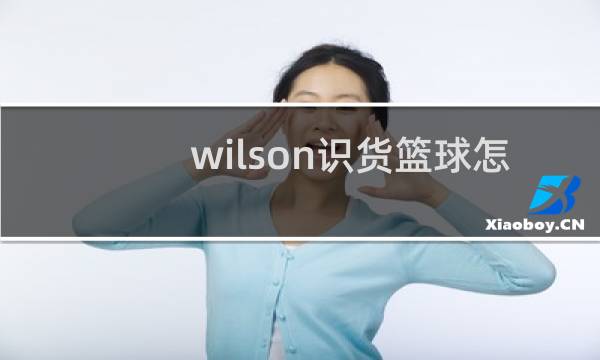 wilson识货篮球怎样图片