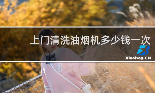 上门清洗油烟机多少钱一次 - 油烟机上门清理多少钱
