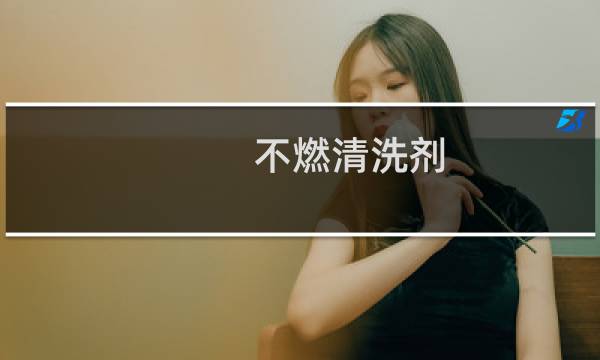 不燃清洗剂 - 不可燃清洁剂