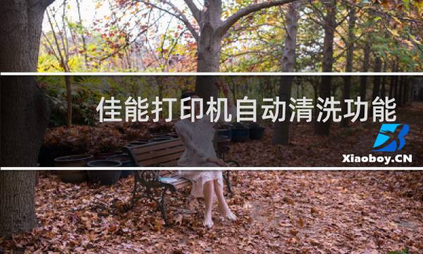 佳能打印机自动清洗功能 - 佳能3180喷头自动清洗