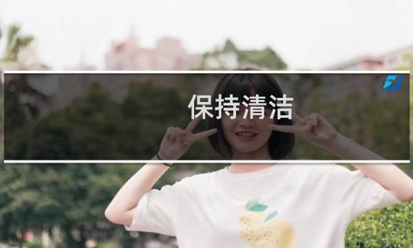保持清洁 - 保持清洁是什么意思