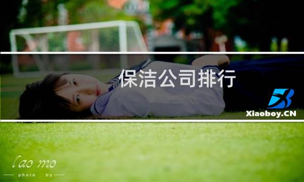 保洁公司排行 - 环境保洁公司排行