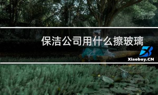 保洁公司用什么擦玻璃 - 保洁公司擦玻璃的方法