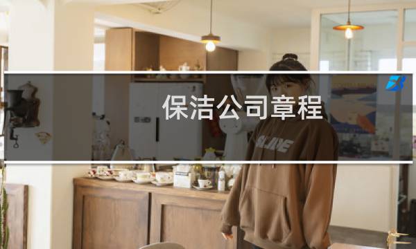 保洁公司章程 - 保洁公司公司章程模板