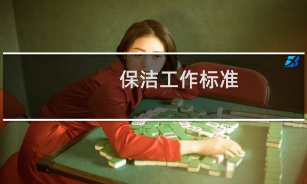保洁工作标准 - 保洁人员工作细节要求