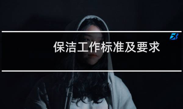 保洁工作标准及要求 - 保洁工作的标准和规范要求
