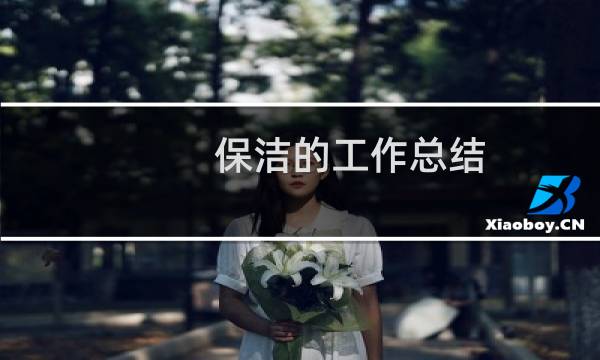 保洁的工作总结 - 保洁阿姨工作总结