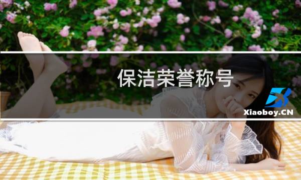 保洁荣誉称号 - 保洁个人荣誉称号大全