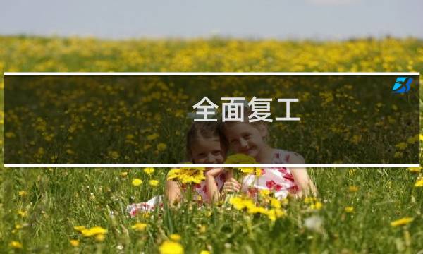 全面复工 - 全面复工什么意思