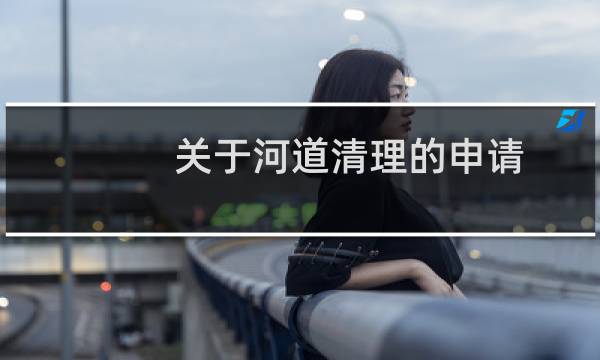 关于河道清理的申请 - 农村河道清淤申请书