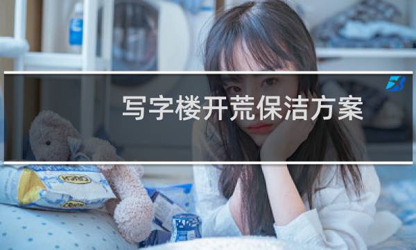 写字楼开荒保洁方案 - 物业小区开荒保洁方案