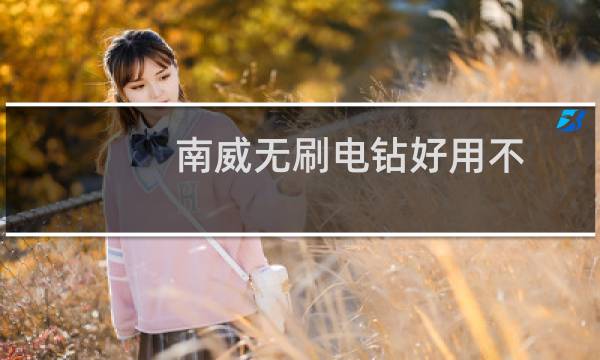 南威无刷电钻好用不 - 南威电动工具是杂牌吗