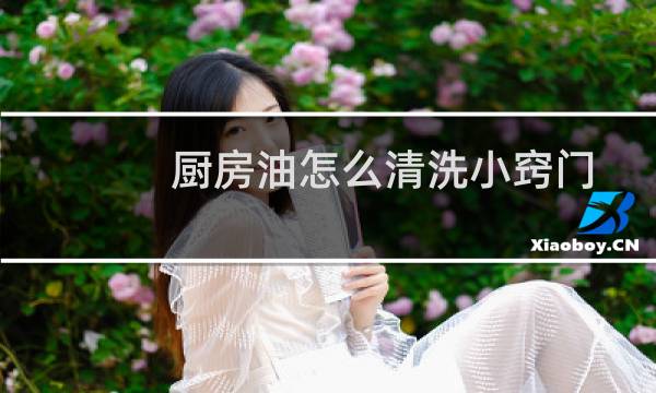 厨房油怎么清洗小窍门 - 厨房的油烟污垢清洁小窍门