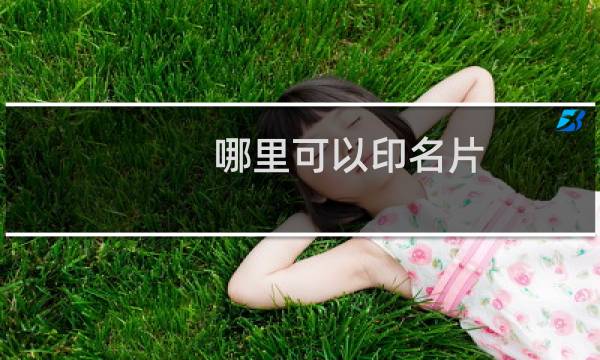 哪里可以印名片 - 印名片的地方