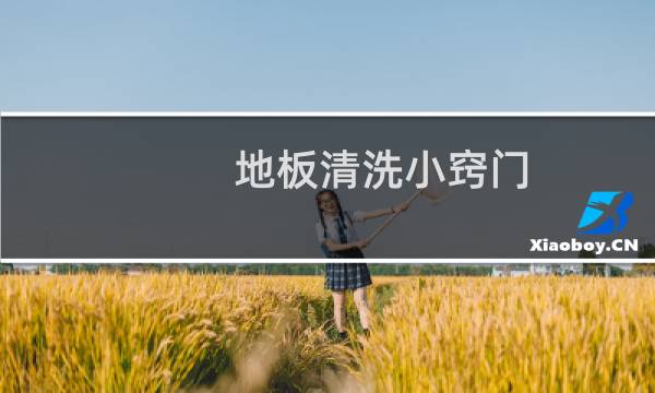 地板清洗小窍门 - 塑胶地板清洁窍门