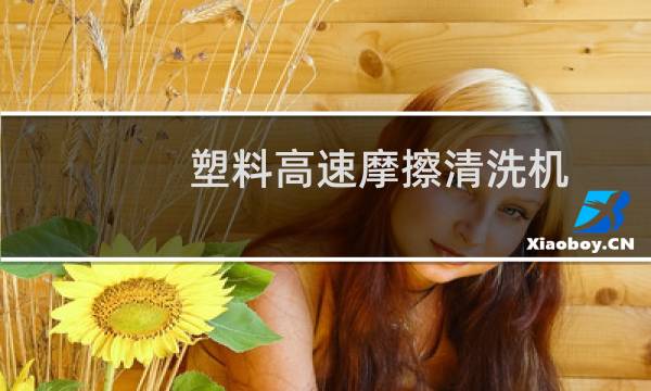 塑料高速摩擦清洗机 - 塑料高速摩擦无水清洗机