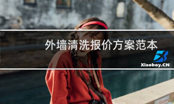外墙清洗报价方案范本 - 高空外墙清洗报价方案