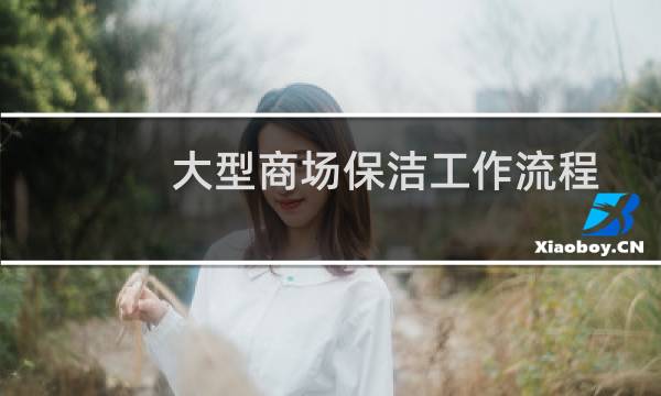 大型商场保洁工作流程 - 商场保洁一日工作流程表