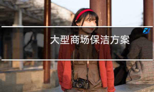 大型商场保洁方案 - 大型商场保洁管理方案
