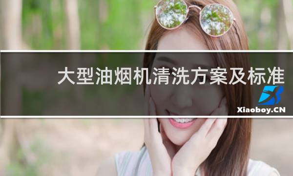 大型油烟机清洗方案及标准 - 油烟机清洗方案怎么写
