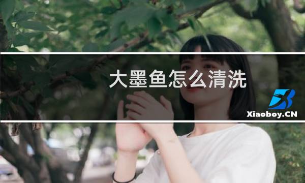 大墨鱼怎么清洗 - 墨鱼干怎样清洗视频
