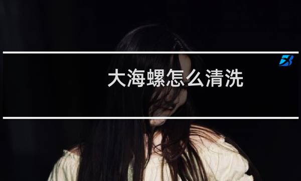 大海螺怎么清洗 - 海螺怎么洗最快最干净视频