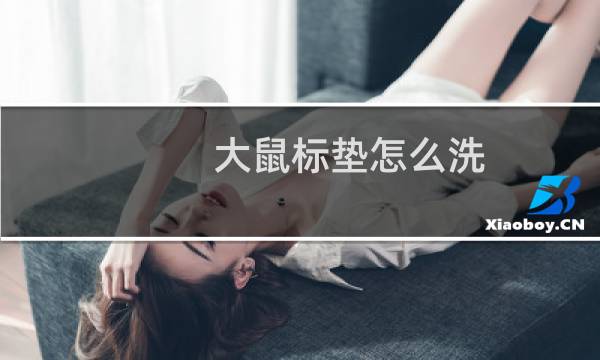 大鼠标垫怎么洗 - 大鼠标垫可以用洗衣机洗吗