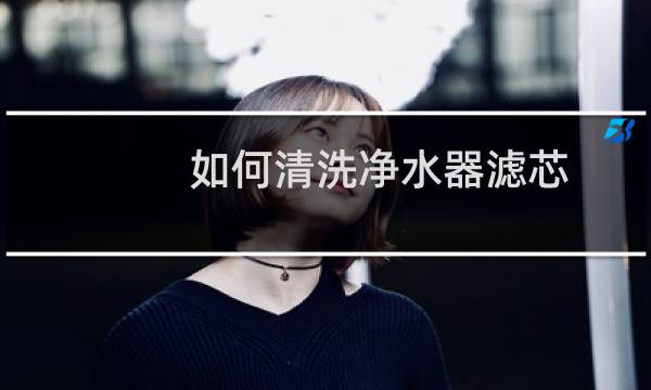 如何清洗净水器滤芯 - 净水器怎么换滤芯图解