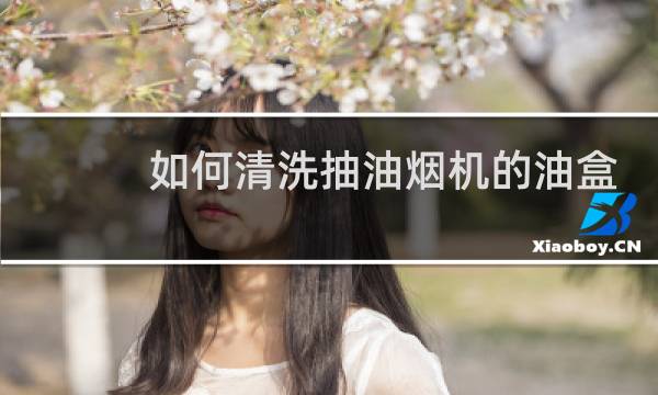 如何清洗抽油烟机的油盒 - 油烟机储油盒怎么清洗