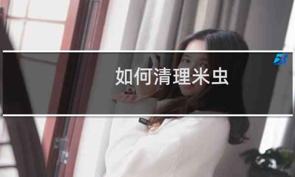 如何清理米虫 - 家里到处都是米虫,如何清除?