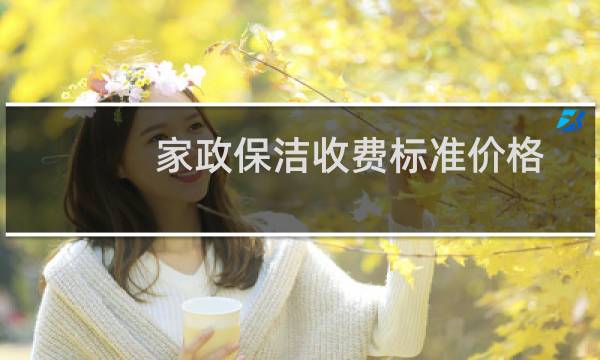 家政保洁收费标准价格 - 家政保洁价格一览表