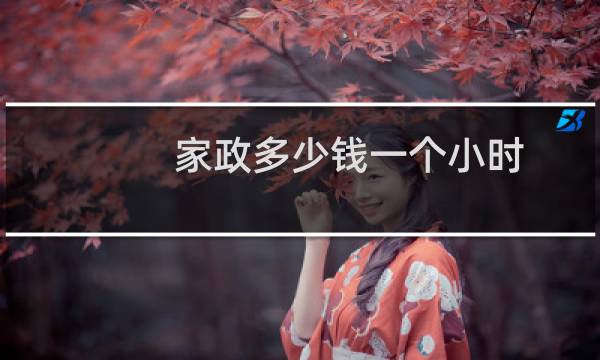 家政多少钱一个小时 - 一次性家政保洁多少钱