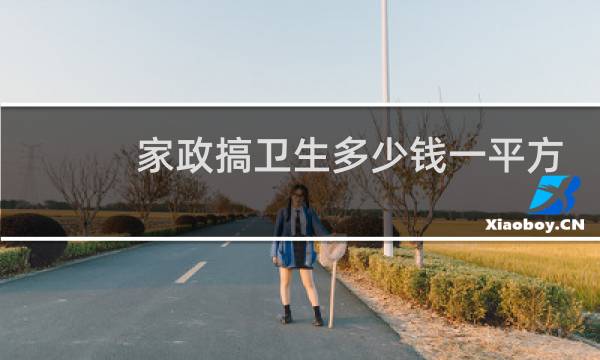 家政搞卫生多少钱一平方 - 家政140平米打扫家多少钱