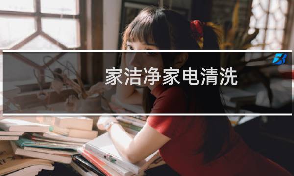 家洁净家电清洗 - 各种家电清洗