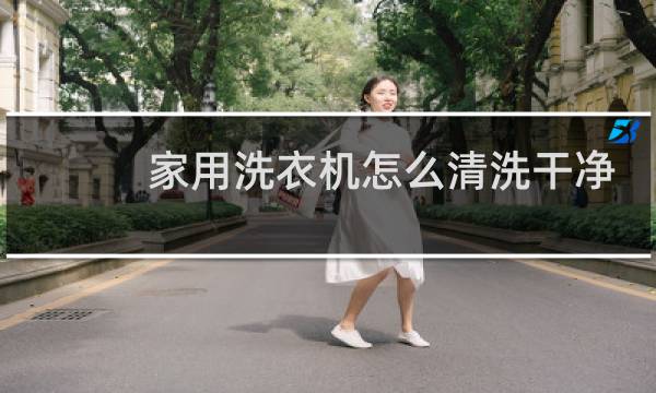 家用洗衣机怎么清洗干净 - 白醋+小苏打+盐+洗衣液
