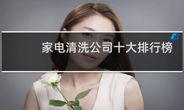 家电清洗公司十大排行榜 - 家电清洗十大知名品牌