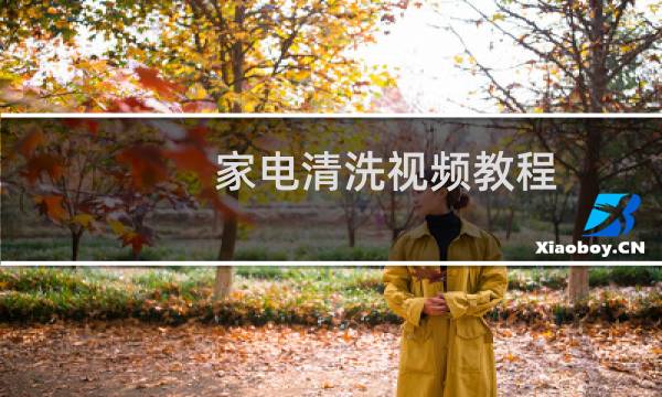 家电清洗视频教程 - 各种家电清洗视频教材