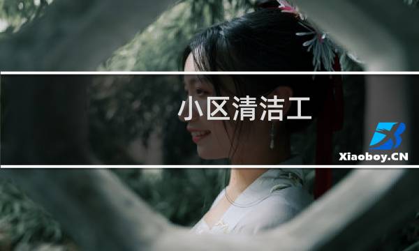 小区清洁工 - 小区清洁工的经历
