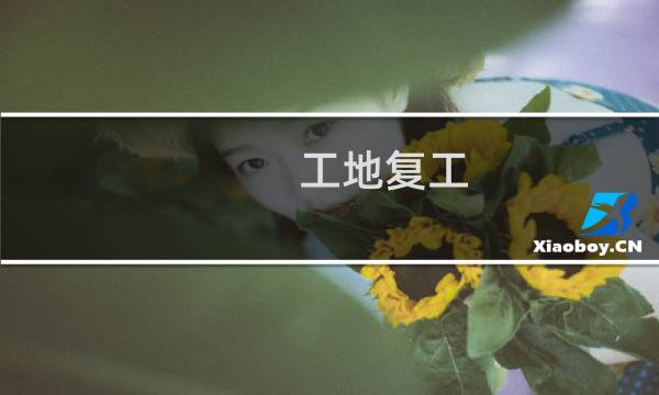 工地复工 - 工程复工申请