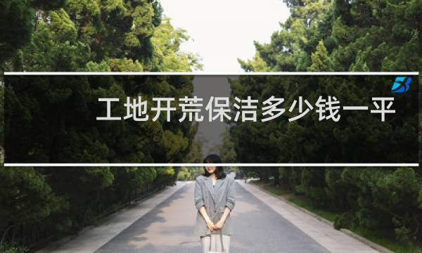 工地开荒保洁多少钱一平 - 学校开荒保洁多少钱一平